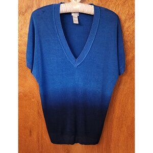 Chico's Lightweight Knit V-Neck Sweater Vest